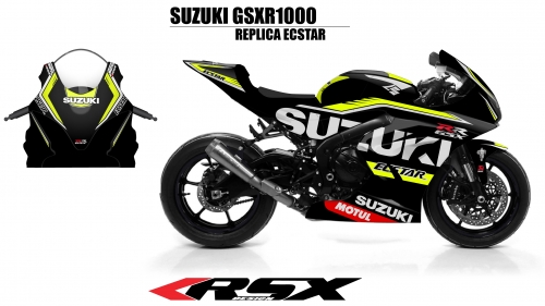 SUSUKI GSXR 1000 2017 REPLICA ECSTAR