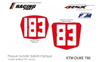 Plaque numéro KTM SD1290