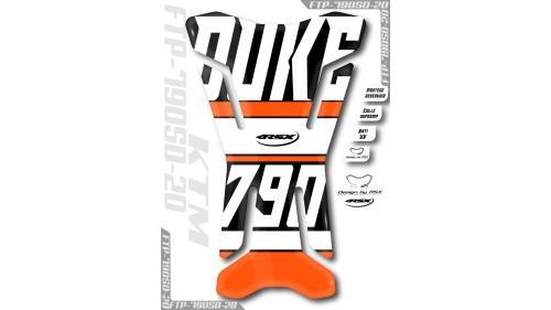 KTM 790DUKE Tank pad