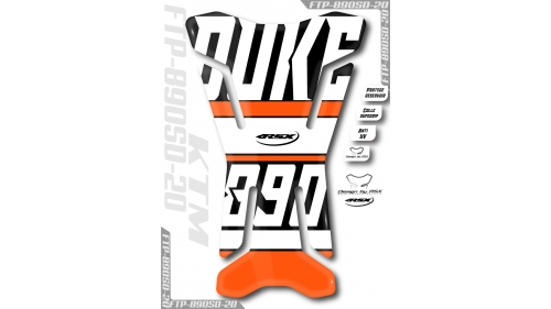 KTM 890DUKE Tank pad