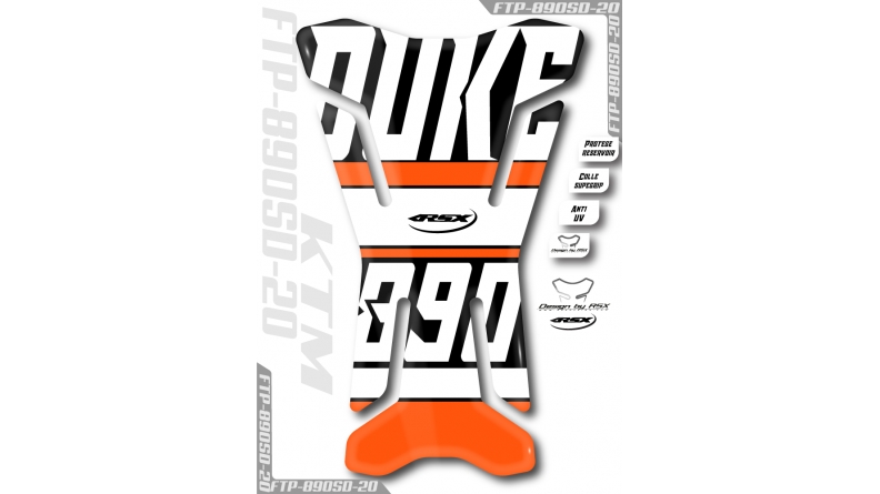 KTM 790DUKE Tank pad