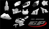 PACK GRAND PRIX YAMAHA R1 2015-19 RAIDER NOIR