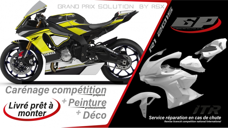 GRAND PRIX PACK YAMAHA R1 2015-19 RACE BLACK