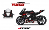 PACK GRAND PRIX YAMAHA R1 2015-19 PRACTICE NOIR