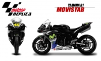 GRAND PRIX PACK YAMAHA R1 2009-2014 MOVISTAR46 BLACK