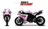 GRAND PRIX PACK YAMAHA R1 2009-2014 SKYLIGHTS-WHITE