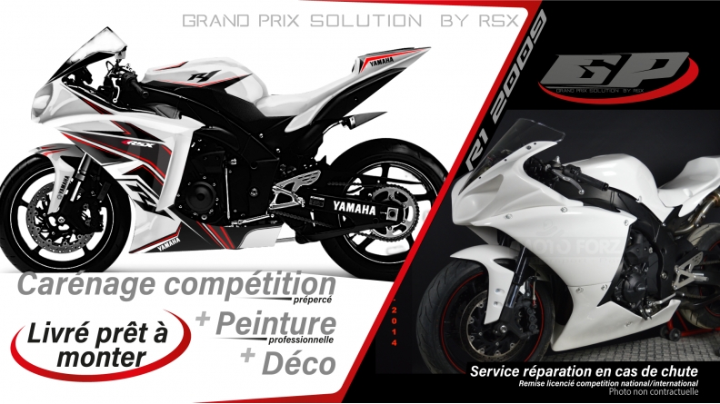 PACK GRAND PRIX YAMAHA R1 2009-2014 SPIRIT-BLACKPOWER