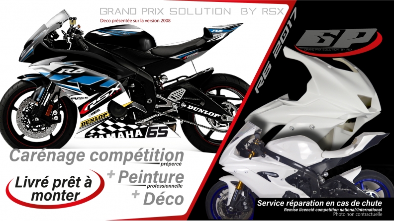 PACK GRAND PRIX YAMAHA R6 2017 KLS-NOIR