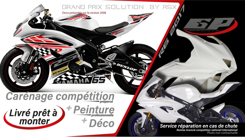 GRAND PRIX PACK YAMAHA R6 2017 KLSV2 WHITE