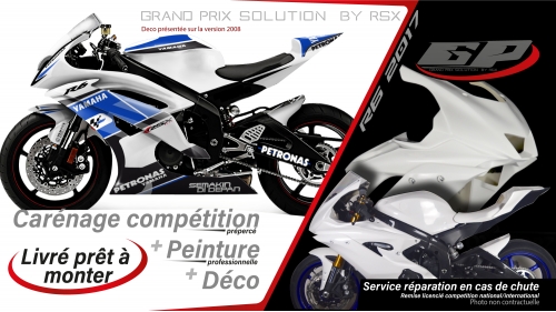 GRAND PRIX PACK YAMAHA R6 2017 LAGUNA SECA WHITE