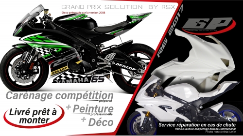GRAND PRIX PACK YAMAHA R6 2017 KLSV2 BLACK