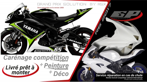 GRAND PRIX PACK YAMAHA R6 2017 VERTIGO BLACK