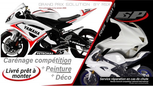 GRAND PRIX PACK YAMAHA R6 2017 VERTIGO WHITE