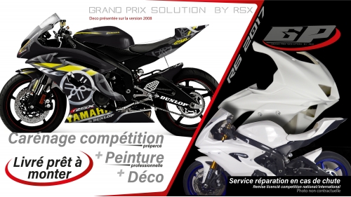 GRAND PRIX PACK YAMAHA R6 2017 FUNFLAT BLACK