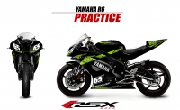 PACK GRAND PRIX YAMAHA R6 2017 PRACTICE NOIR