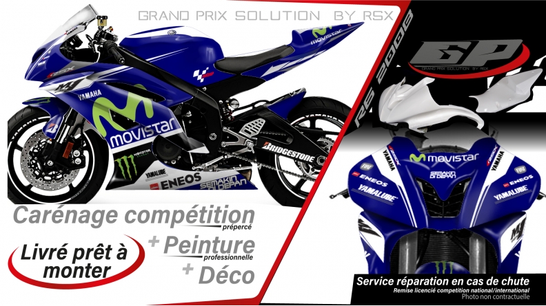 GRAND PRIX PACK YAMAHA 2008 et + MOVISTAR BLUE