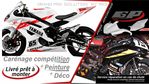 PACK GRAND PRIX YAMAHA R6 2008 et + PRACTICE BLANC