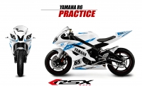GRAND PRIX PACK YAMAHA 2008 et + PRACTICE WHITE