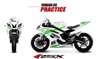 GRAND PRIX PACK YAMAHA 2008 et + PRACTICE WHITE