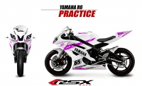 GRAND PRIX PACK YAMAHA 2008 et + PRACTICE WHITE