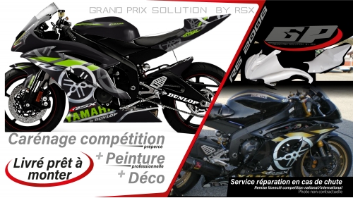 GRAND PRIX PACK YAMAHA 2008 et + FUNFLAT BLACK