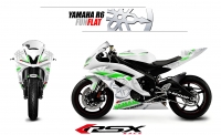 GRAND PRIX PACK YAMAHA 2008 et + FUNFLAT WHITE