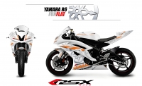 GRAND PRIX PACK YAMAHA 2008 et + FUNFLAT WHITE