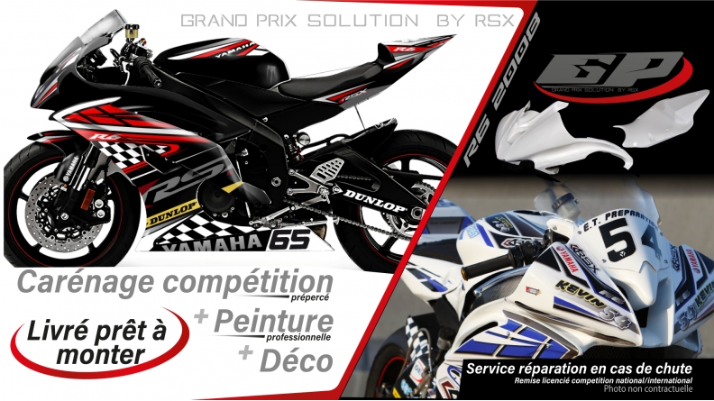 GRAND PRIX PACK YAMAHA 2008 et + KLSV2 BLACK
