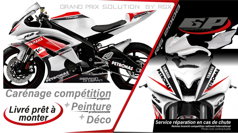 GRAND PRIX PACK YAMAHA 2008 et + SECA LAGUNA WHITE