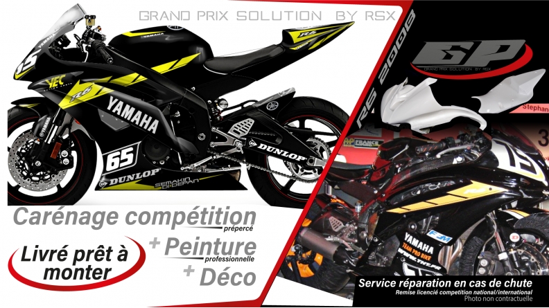 GRAND PRIX PACK YAMAHA 2008 et + PRACTICE BLACK