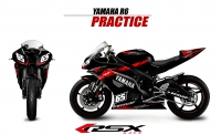 GRAND PRIX PACK YAMAHA 2008 et + PRACTICE BLACK