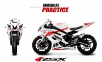 GRAND PRIX PACK YAMAHA 2008 et + PRACTICE WHITE
