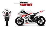 GRAND PRIX PACK YAMAHA 2008 et + PRACTICE WHITE