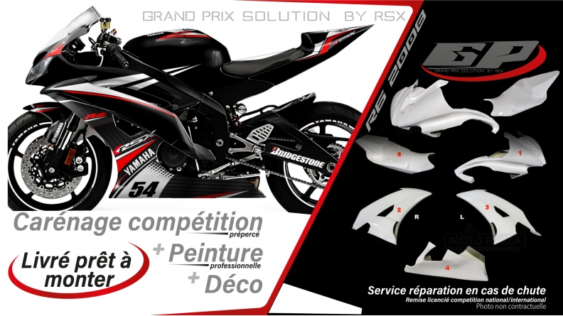 GRAND PRIX PACK YAMAHA 2008 et + XRACE BLACK