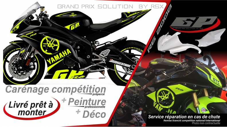 GRAND PRIX PACK YAMAHA 2008 et + GPR BLACK