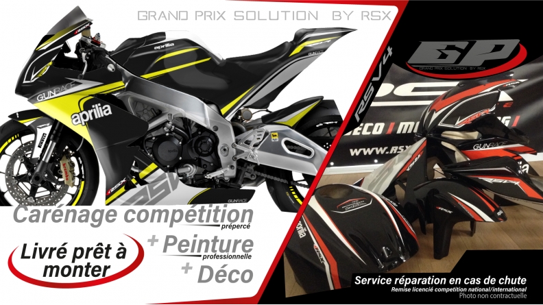 PACK GRAND PRIX APRILIA RSV4-2009 ET + GUNRACE-NOIR