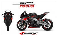GRAND PRIX PACK APRILIA RSV4-2009 ET +PRACTICE BLACK