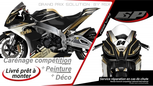 GRAND PRIX PACK APRILIA RSV4-2009 ET +GUNRACE BLACK