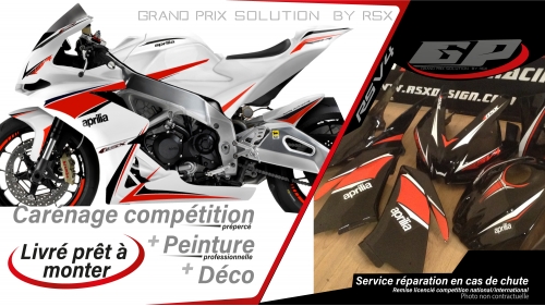 GRAND PRIX PACK APRILIA RSV4-2009 ET +PRACTICE WHITE