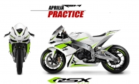 PACK GRAND PRIX APRILIA RSV4-2009 ET + PRACTICE-BLANC