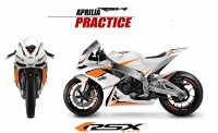 PACK GRAND PRIX APRILIA RSV4-2009 ET + PRACTICE-BLANC