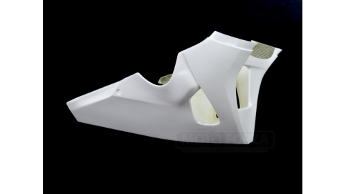 Sabot racing fibre de verre pour échappement racing R1 2020-2021