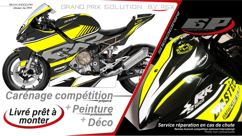 PACK GRAND PRIX BMW S1000RR RAIDER 2020 NOIR