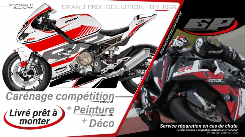PACK GRAND PRIX BMW S1000RR RAIDER 2020 BLANC