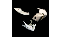 Full poly racing fairing 3 parts fiberglass GSXR1000 K5-K6