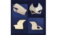 Carénage poly complet racing fibre de verre Panigale V4 2018-2020