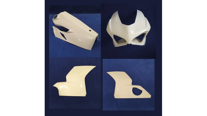 Carénage poly complet racing fibre de verre Panigale V4 2018-2020