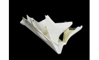 Small fiberglass racing fork crown for S1000RR 09-11.
