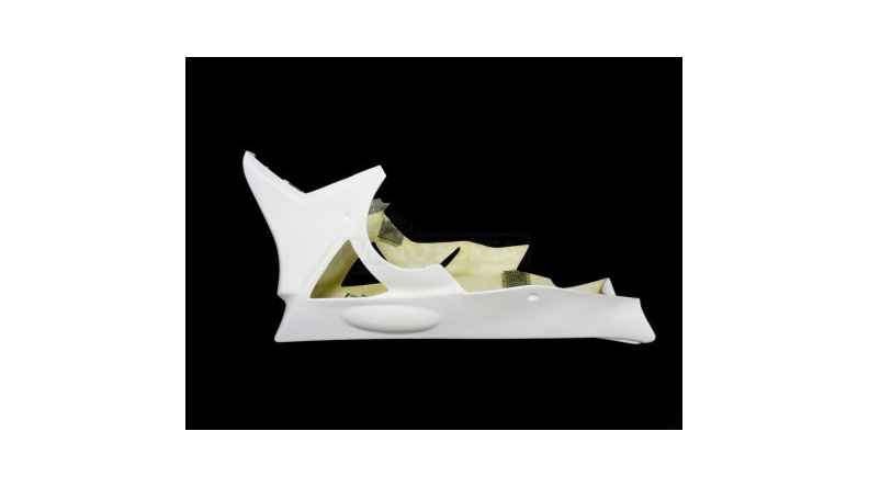 Small fiberglass racing fork crown for S1000RR 09-11.