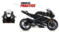 YAMAHA R6 2017 PRACTICE NOIR